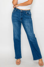 bytos Cat's Whiskers High Rise Straight Jeans