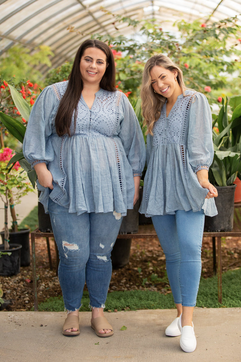 Take Me Out Lace Tunic