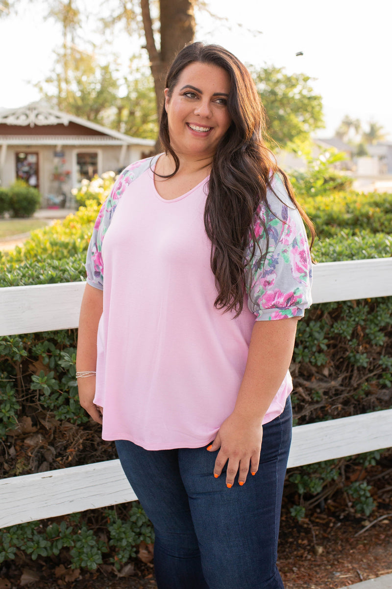 Pretty In Pink Raglan