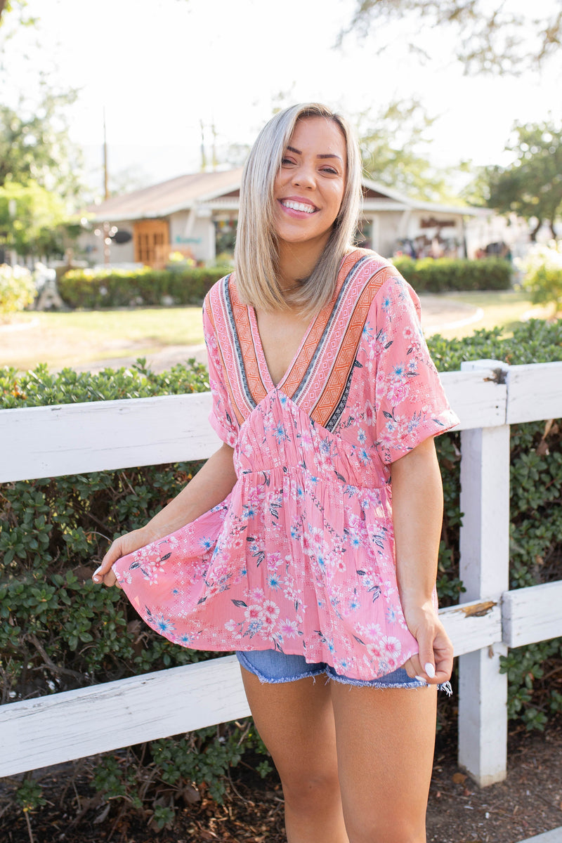 Next Level Floral Babydoll