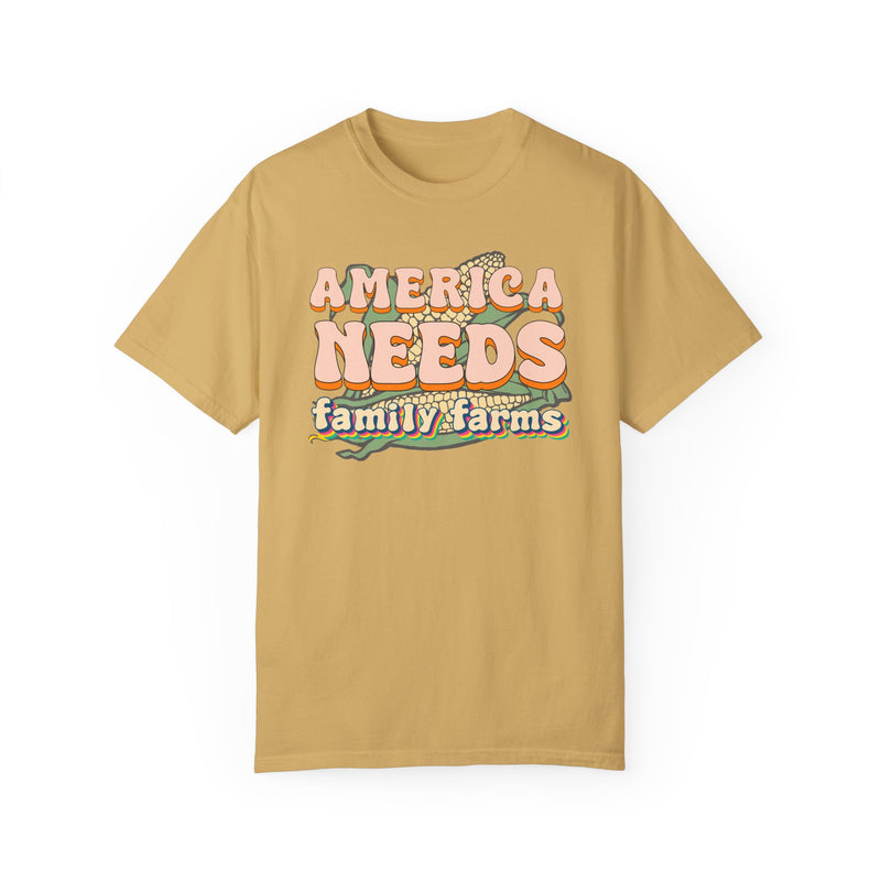 America Needs Family Farms Tee