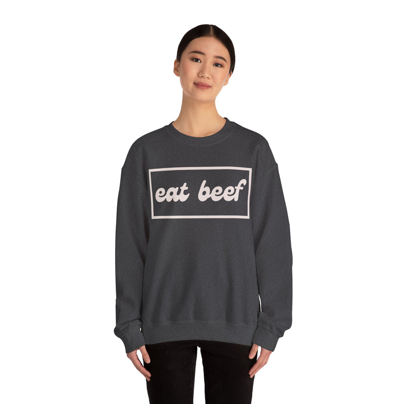 Eat Beef Crewneck Sweatshirt