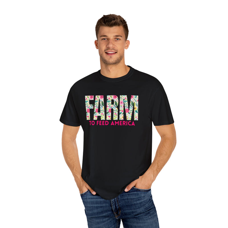 Farm to Feed America Floral Tee