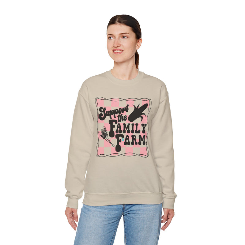 Support the Family Farm Crewneck Sweatshirt DAILY DEAL