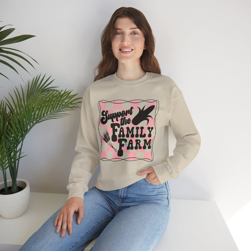 Support the Family Farm Crewneck Sweatshirt DAILY DEAL