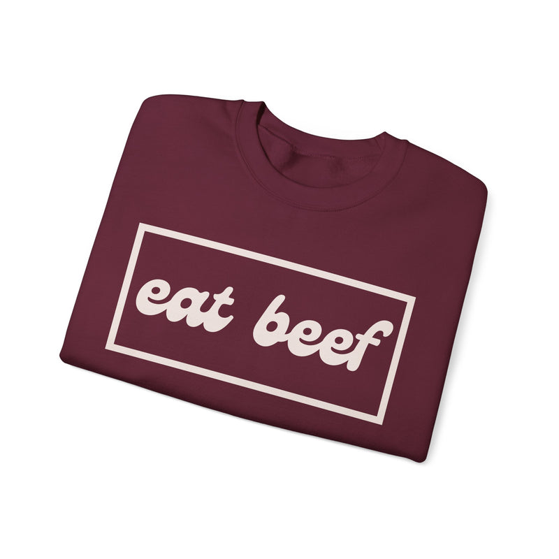 Eat Beef Crewneck Sweatshirt