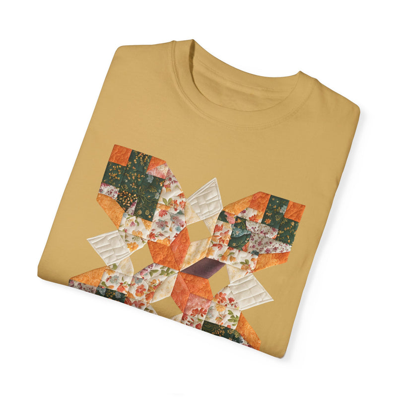 Quilt Block on Comfort Colors Tee