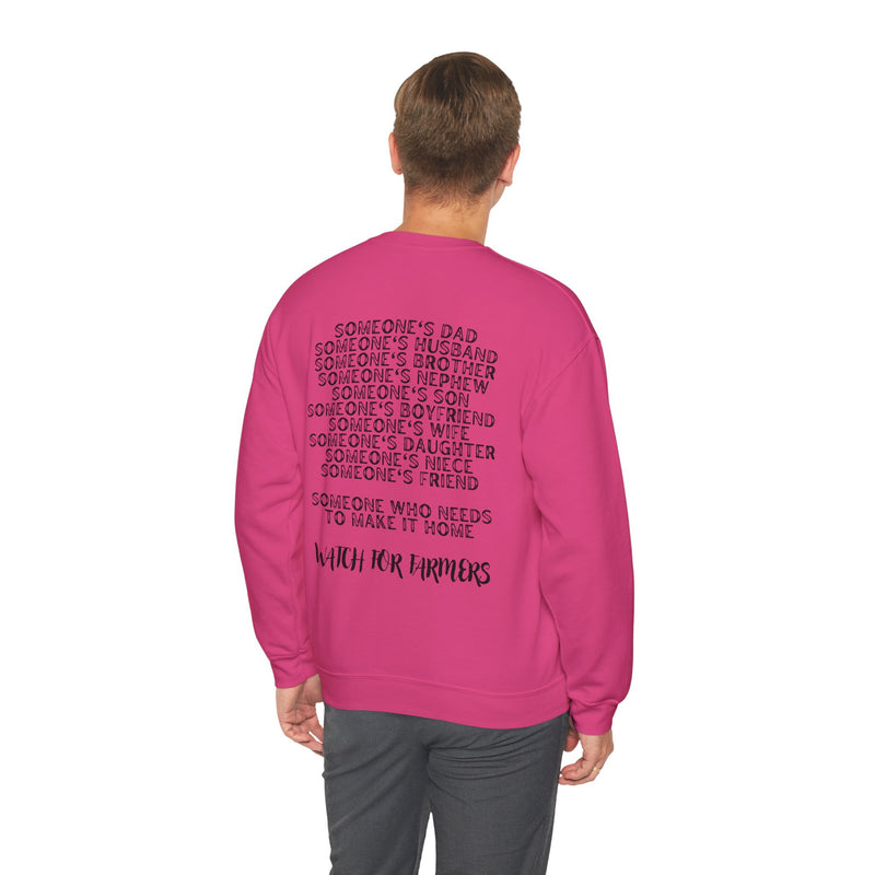 Watch for Farmers Crewneck Sweatshirt