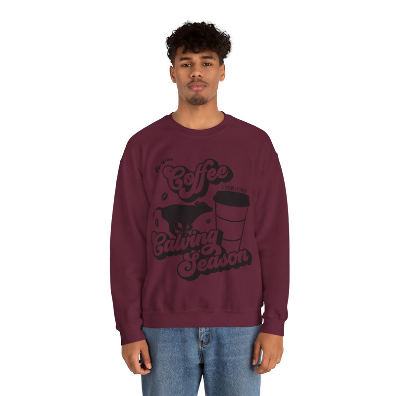 Coffee & Calving Season Crewneck Sweatshirt