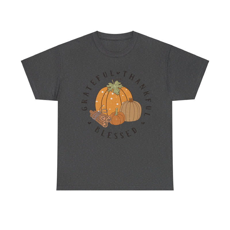 Thankful and Blessed Pumpkin Tee