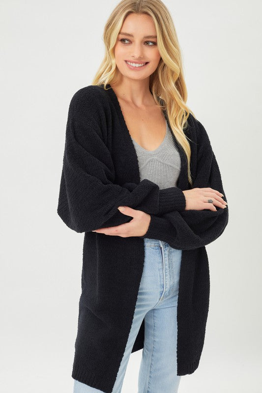 Bishop Sleeve Cardigan