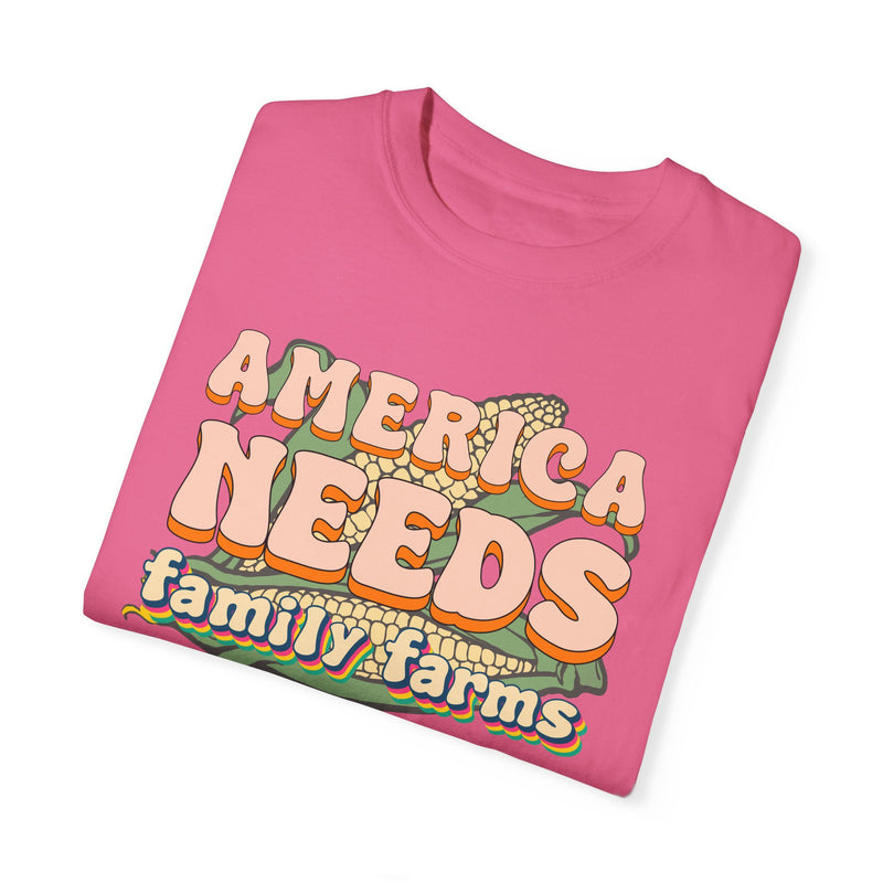 America Needs Family Farms Tee