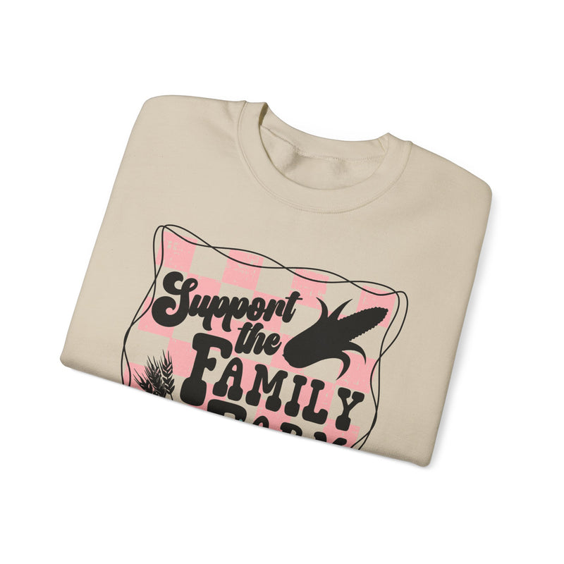 Support the Family Farm Crewneck Sweatshirt DAILY DEAL