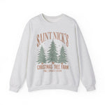 Saint Nicks Christmas Tree Farm Crewneck Sweatshirt