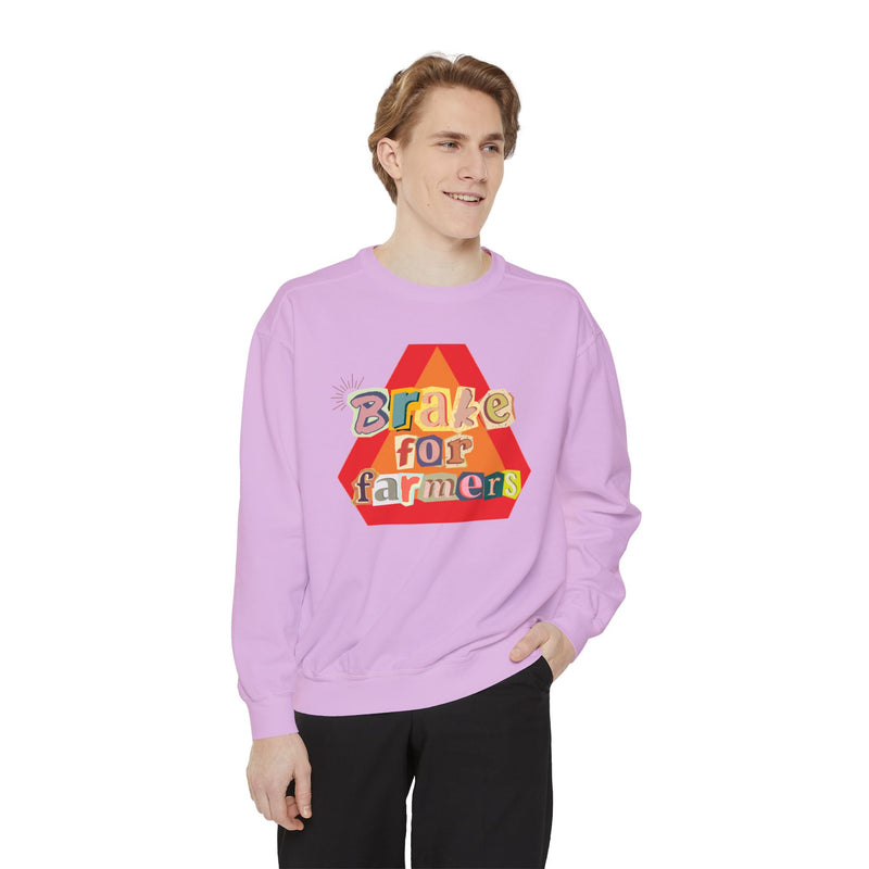 Brake for Farmers Sweatshirt