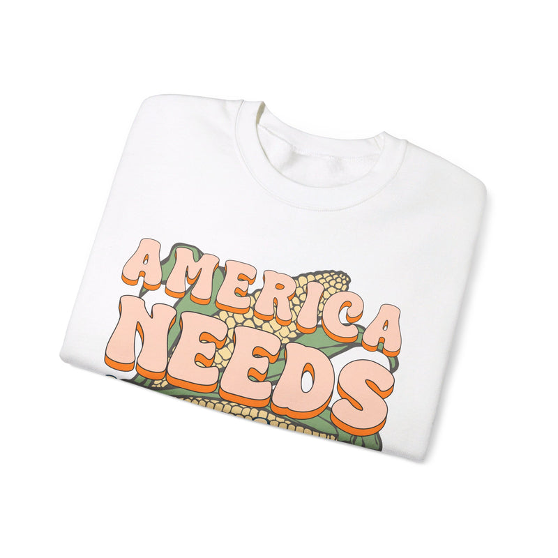 America Needs Farmers Sweatshirt