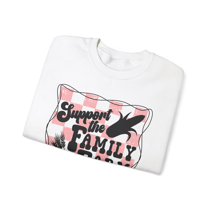 Support the Family Farm Crewneck Sweatshirt DAILY DEAL