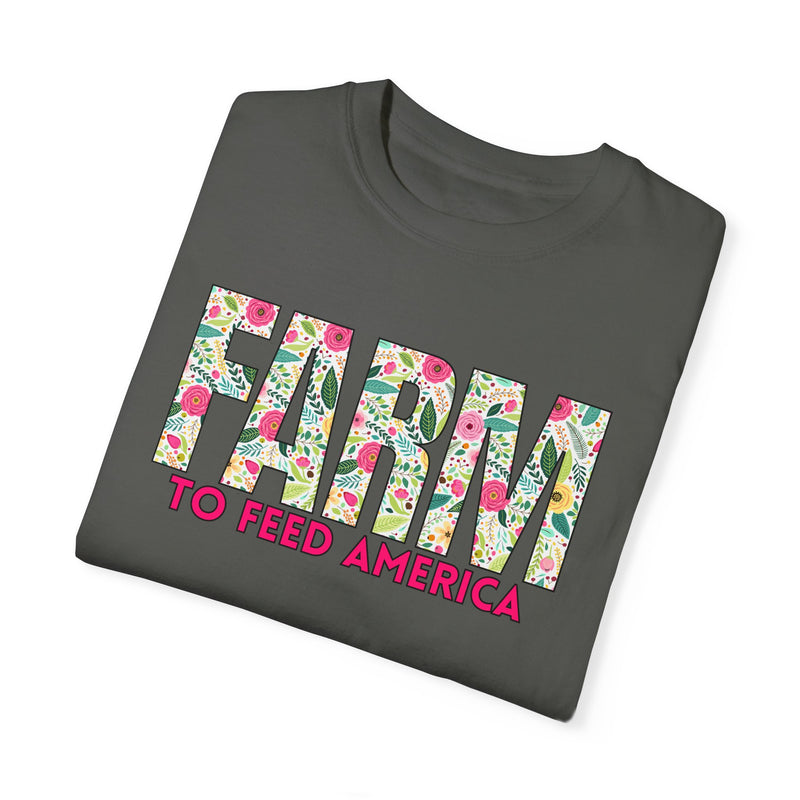 Farm to Feed America Floral Tee