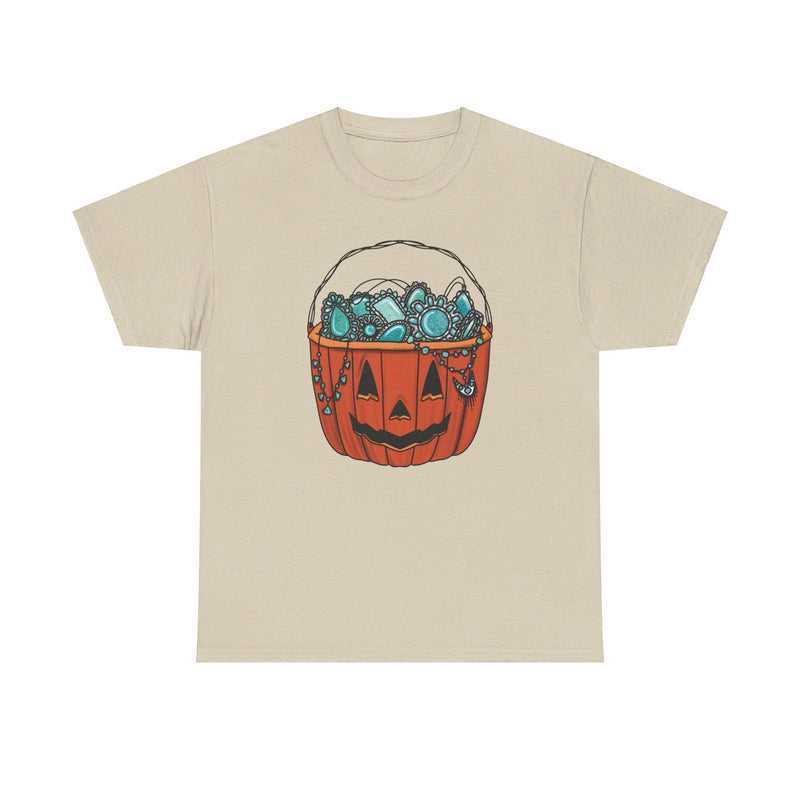 Turquoise Trick or Treat Tee