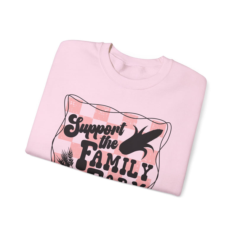 Support the Family Farm Crewneck Sweatshirt DAILY DEAL