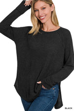 Melage Baby Waffle Long Sleeve Top