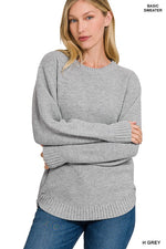 Round Neck Basic Sweater