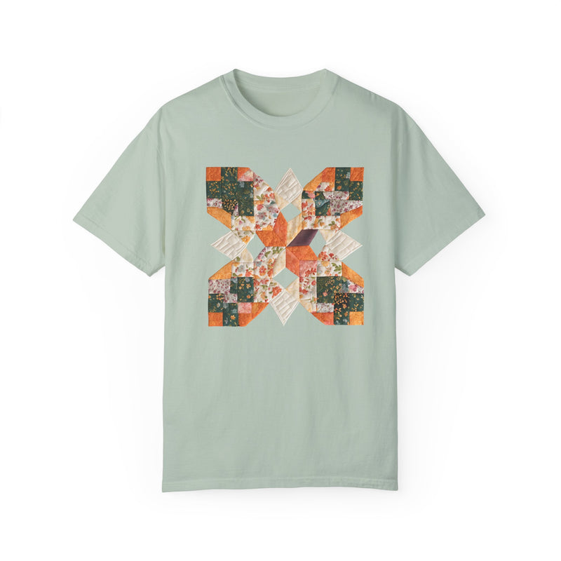 Quilt Block on Comfort Colors Tee