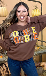 Soft Ideal Chenille Gobble Gobble Sweatshirt