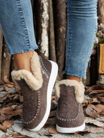 Toasty Toes Fur Lined Slip On Sneakers