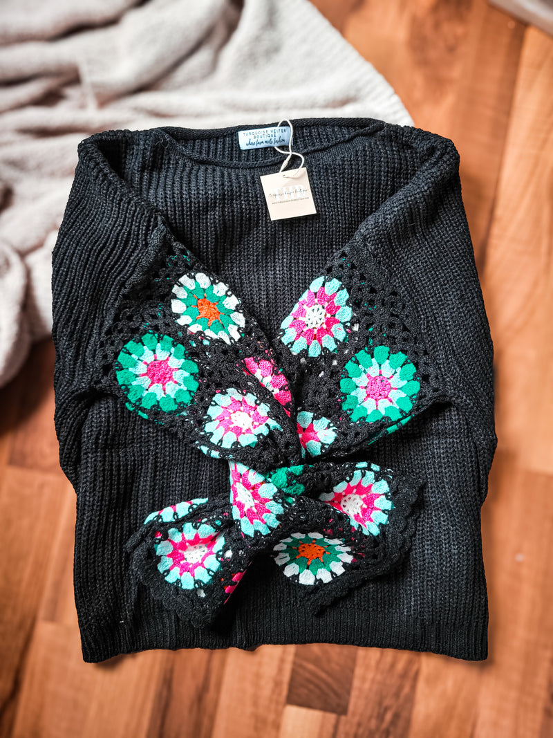 Roseanne's Granny Square Sweater