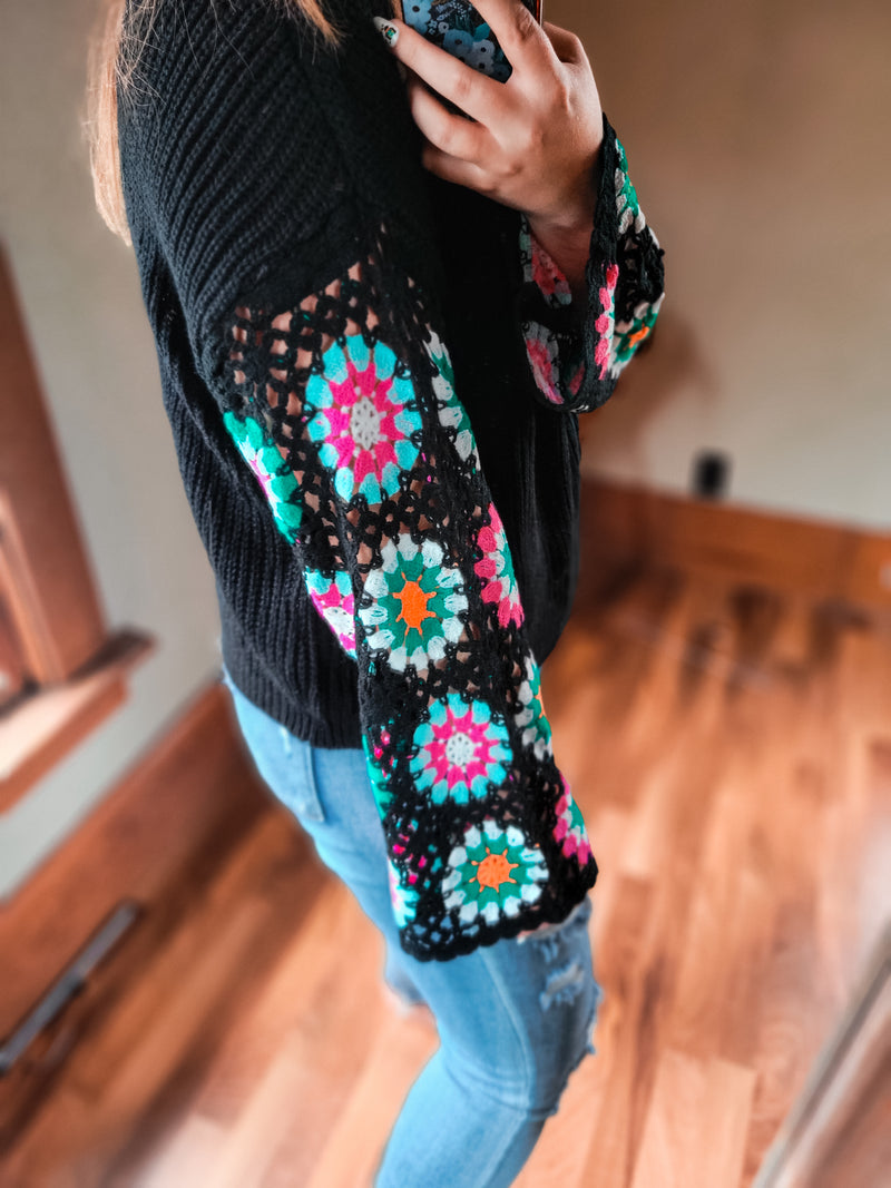 Roseanne's Granny Square Sweater
