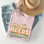 America Needs Family Farms Tee