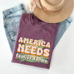 America Needs Family Farms Tee