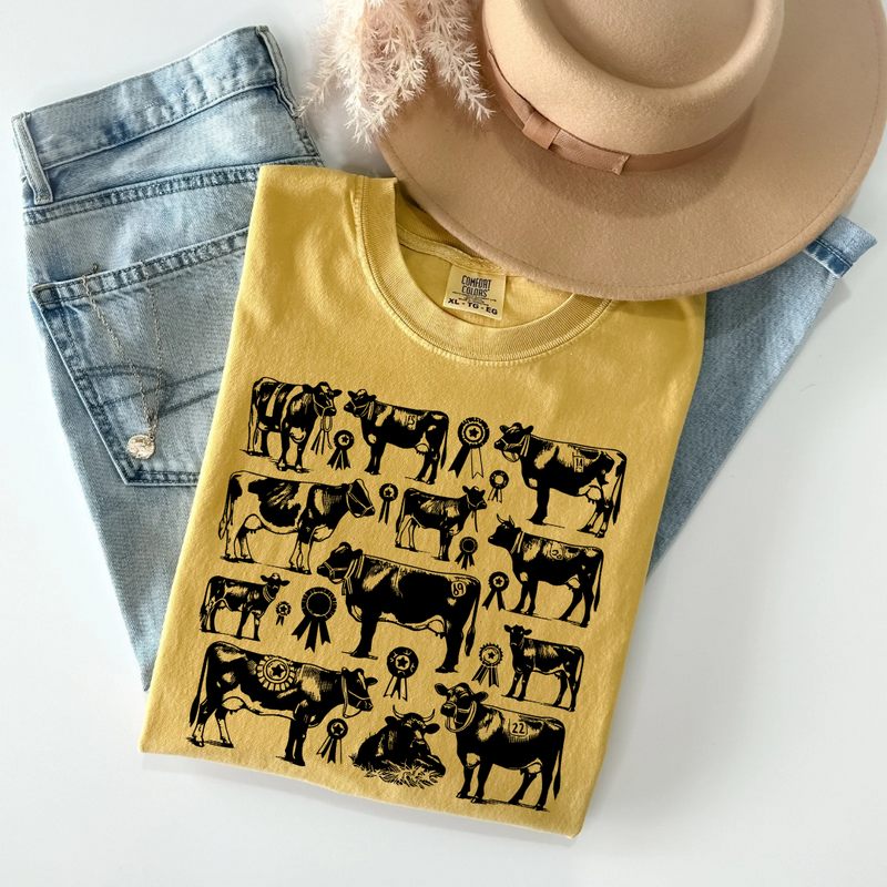 Vintage State Fair Cattle Tee