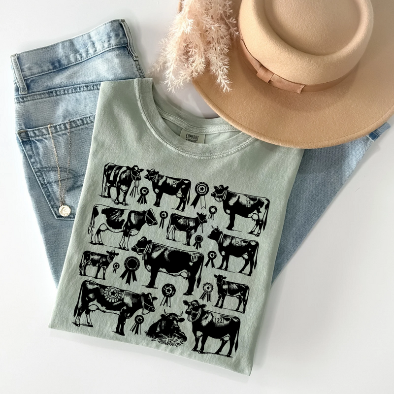 Vintage State Fair Cattle Tee