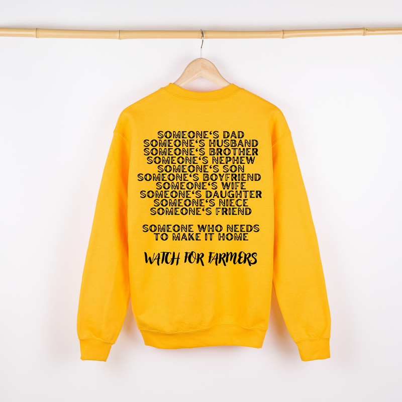 Watch for Farmers Crewneck Sweatshirt