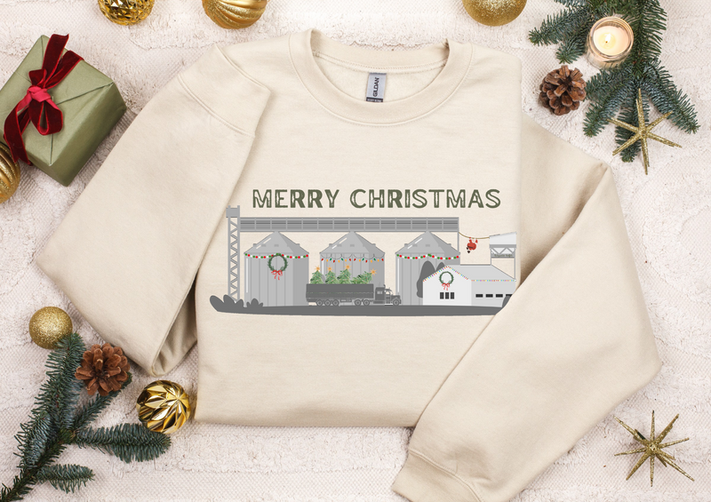 Merry Christmas Elevator THB Exclusive Design Crewneck Sweatshirt