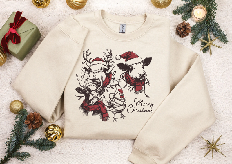 All Tangled Up Holiday Crewneck Sweatshirt