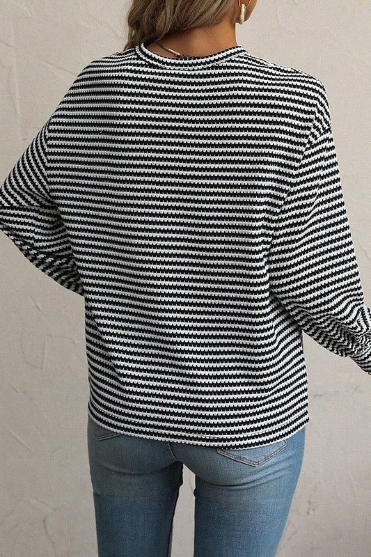 DOTD Lazy Sunday Textured Top