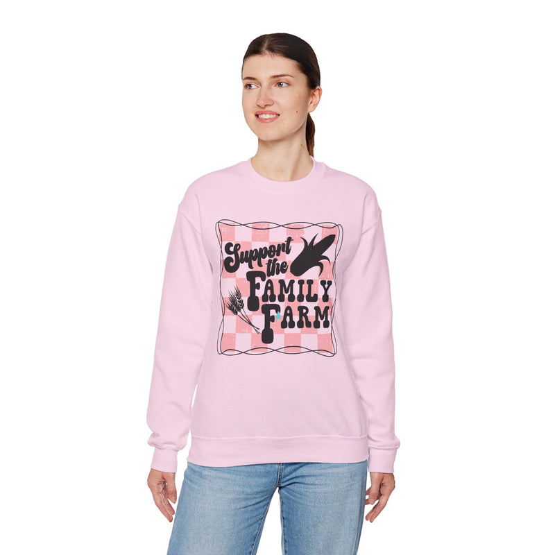 Support the Family Farm Crewneck Sweatshirt DAILY DEAL