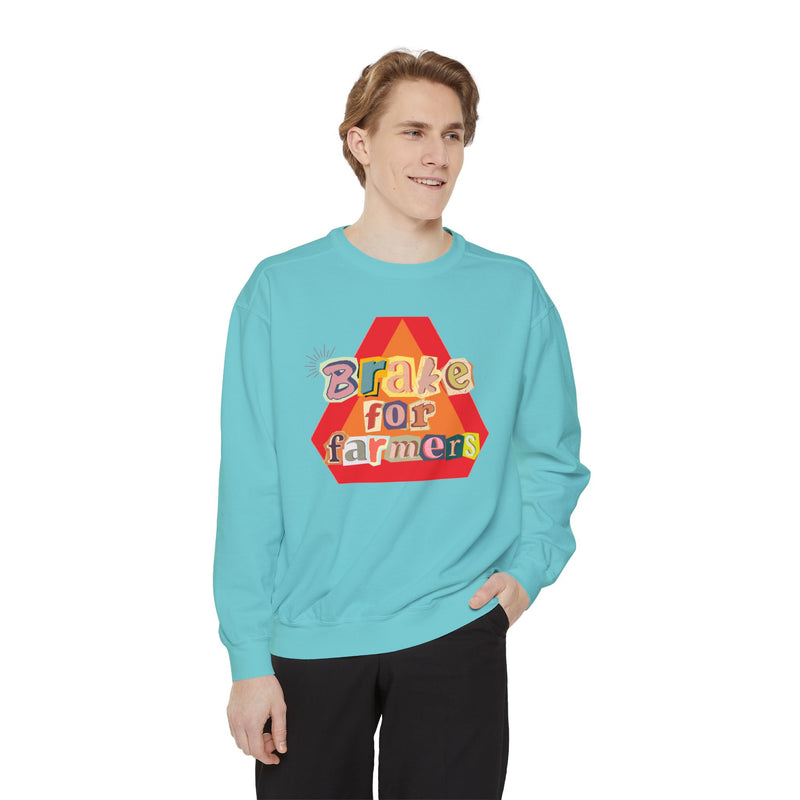 Brake for Farmers Sweatshirt