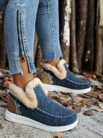 Toasty Toes Fur Lined Slip On Sneakers