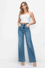 bytos High Rise Wide Leg Jeans with Pockets