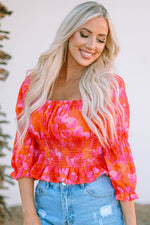 Pretty as a Sunrise Smocked Blouse