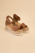 Caramel Platform Sandals