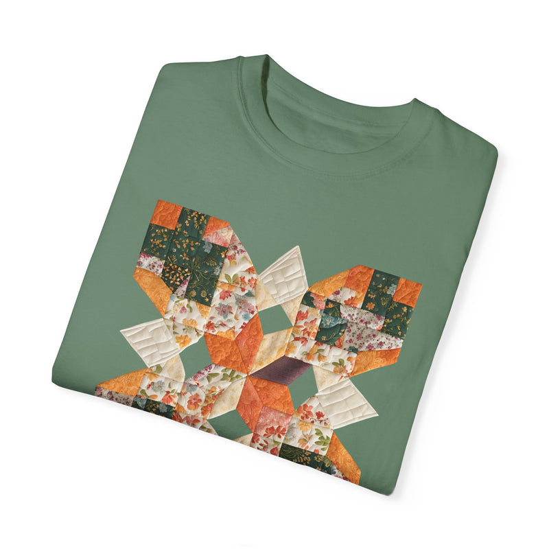 Quilt Block on Comfort Colors Tee