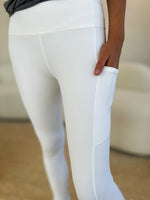 Wide Waistband Athletic Leggings