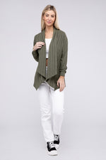 Long Sleeve Open Front Cardigan