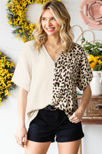 Seeing Spots Pattern Block Blouse