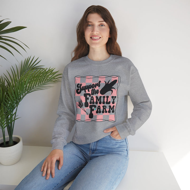 Support the Family Farm Crewneck Sweatshirt DAILY DEAL